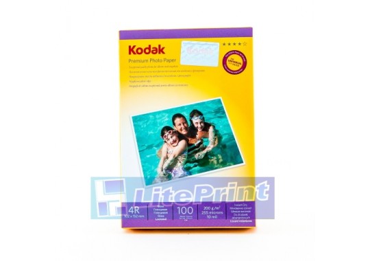 фотобумага 4R (10,2х15,2) глянцевая 200г/м 100л. Kodak