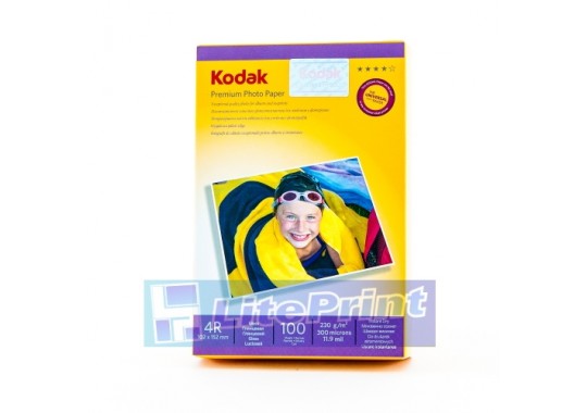фотобумага 4R (10,2х15,2) глянцевая 230г/м 100л. Kodak