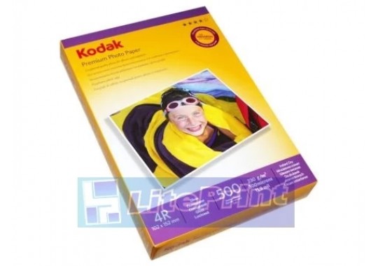 Фотобумага Kodak 4R (10,2х15,2) глянцевая 230г/м 500л.