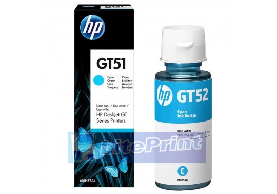 Чернила GT52 для HP DJ GT, 8000стр/80мл (О) голубые M0H54AE