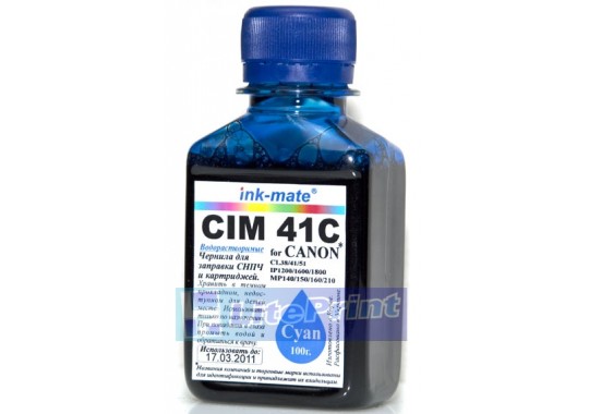 Чернила Ink-Mate CIM 41C Cyan (100г.)