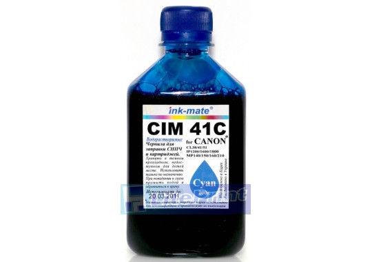 Чернила Ink-Mate CIM 41C Cyan (200г.)