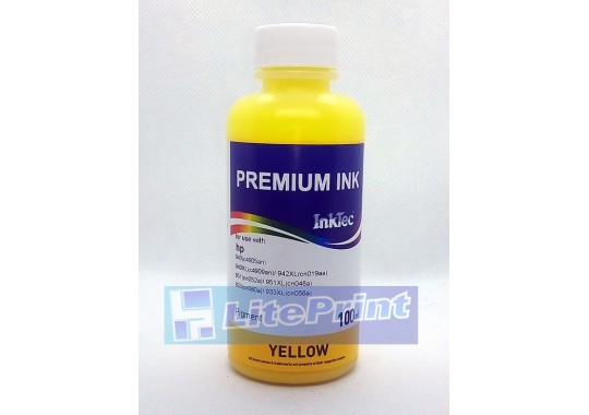 Чернила InkTec H8940-100MY Yellow Pigment для HP (100мл.) (ориг.фасовка)