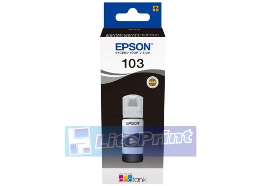Контейнер EPSON 103 Black для Epson L3100, L3110, L3150 (C13T00S14A), 65 мл