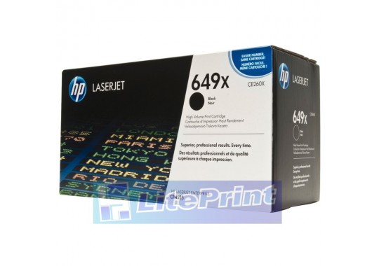 Заправка картриджа HP Color LaserJet CP4520/ CP4525, CE260X, BK, Black, черный, 17K