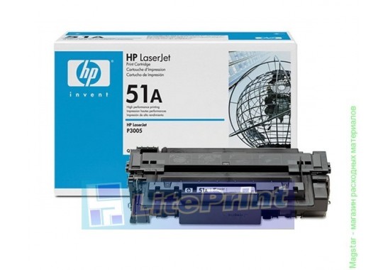 Заправка картриджа HP LaserJet P3005/M3027MFP/M3035MFP - Q7551A, 6,5K