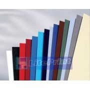 Обложки картонные, лён, А3, 250г/м2, синие, 100 шт